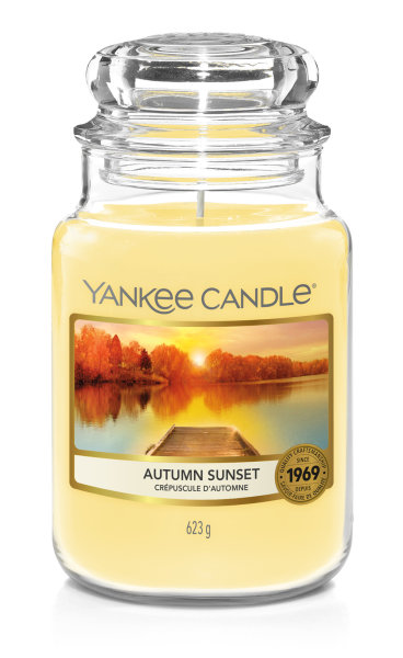 Yankee Candle Autumn Sunset Glas Housewarmer, im Duftkerze 30, (groß)