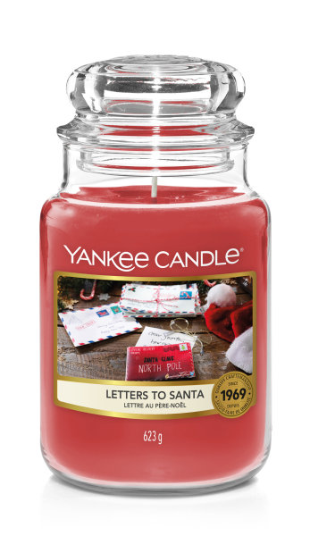Yankee Candle Letters to Santa Duftkerze im Glas (groß) Housewarmer