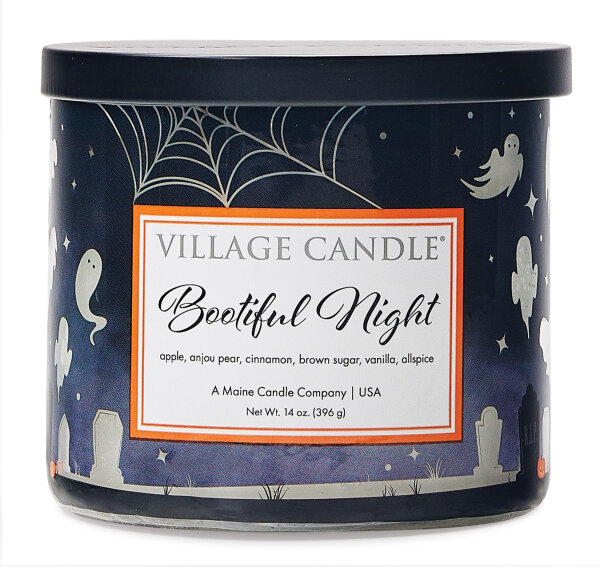 Bootiful Night Duftkerze im Glas (medium) Village Candle - Luminary Bowl - 3-Docht Kerze